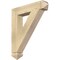 Ekena Millwork Traditional Arts & Crafts Rough Sawn Bracket, Douglas Fir, 4"W x 22"D x 26"H BKT04X22X26TRA03RDF - alternate 1
